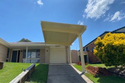 Cantilever carport installed in Penrith