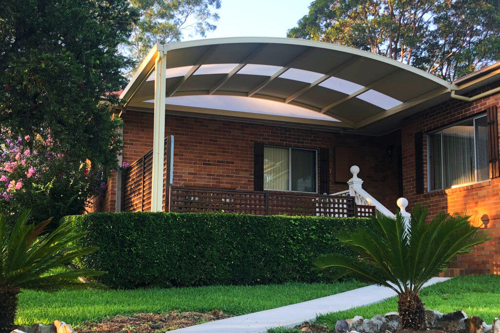 curved awning wollongong