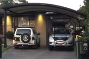 Appealing Curved Carports Sydney
