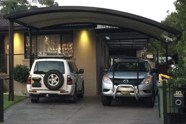 Appealing Curved Carports Sydney