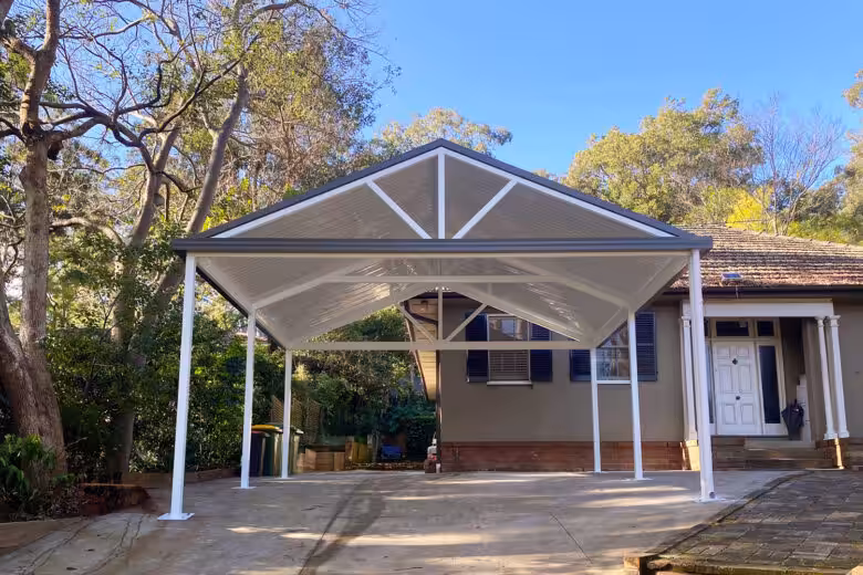 Gable Roof Carports Sydney
