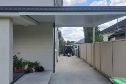 flat roof carports Campbelltown