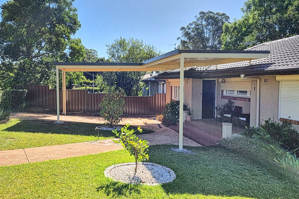 flat roof carport penrith