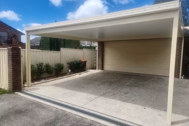 flat roof carports Sydney
