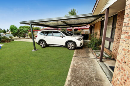 flat roof double carport