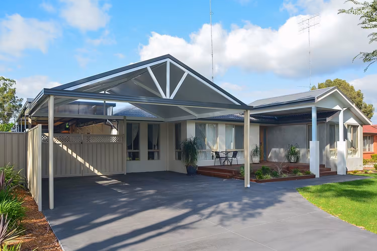 Stunning Gable Roof Carports Sydney