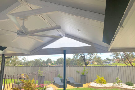 gable roof pergola campbelltown