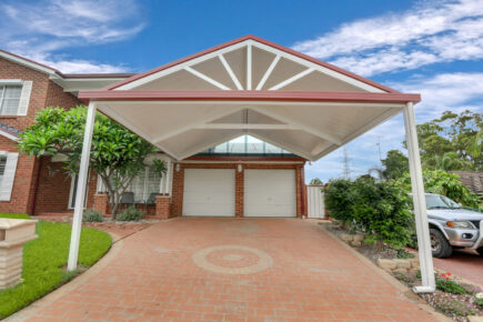 syndey double carport gable