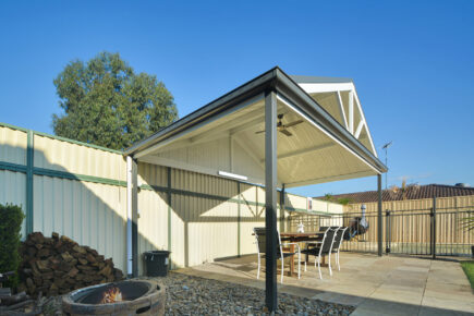 gable roof patio